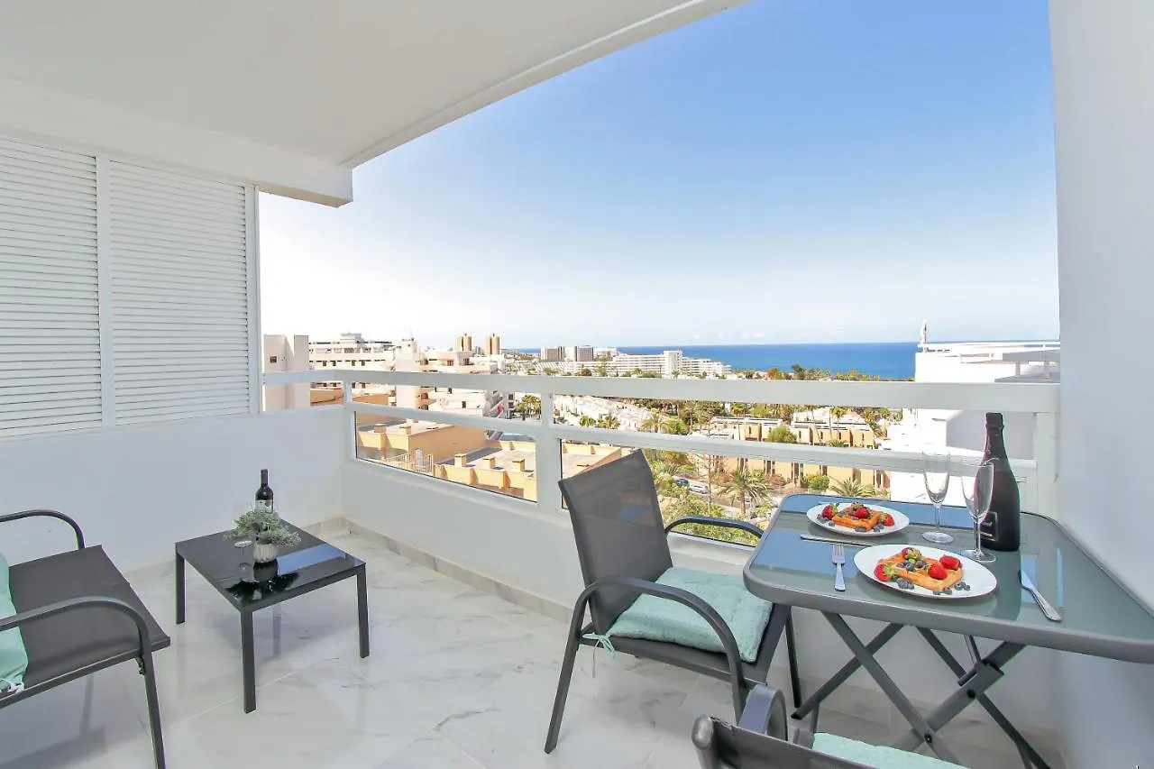 Modern Studio With A Sea View And Pool Access Ponderosa 801 Playa de las Américas 0*,  Spanien